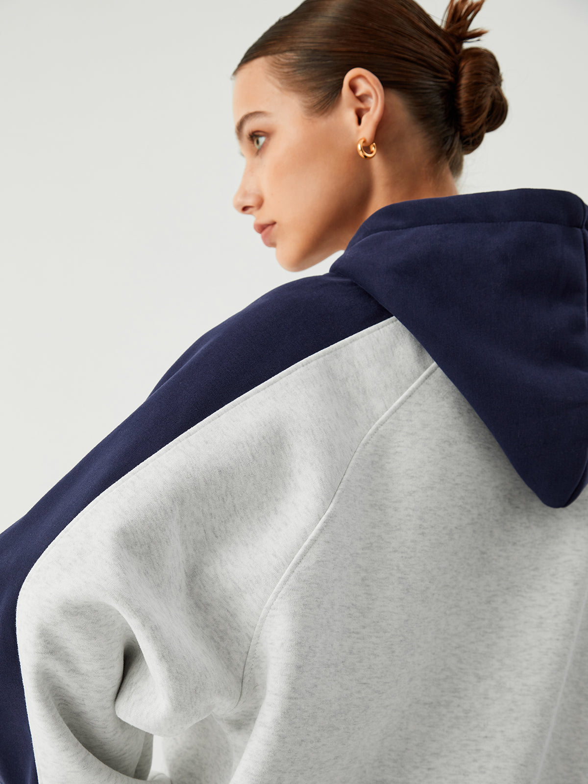 Feel The Spark Oversized Hoodie Sweatshirt-Chicvia