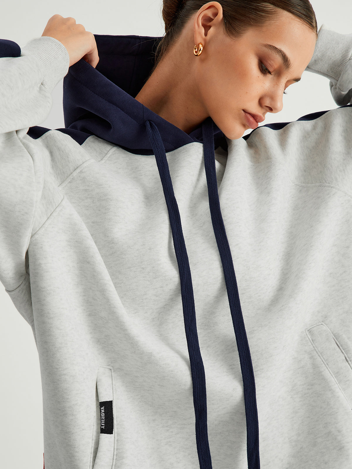 Feel The Spark Oversized Hoodie Sweatshirt-Chicvia