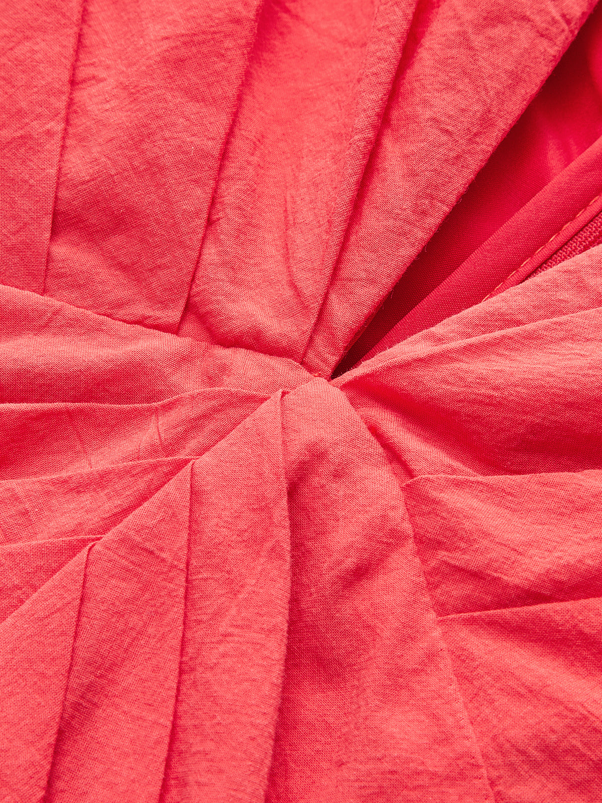 Cotton Deep V-Neck Peplum Top-Chicvia