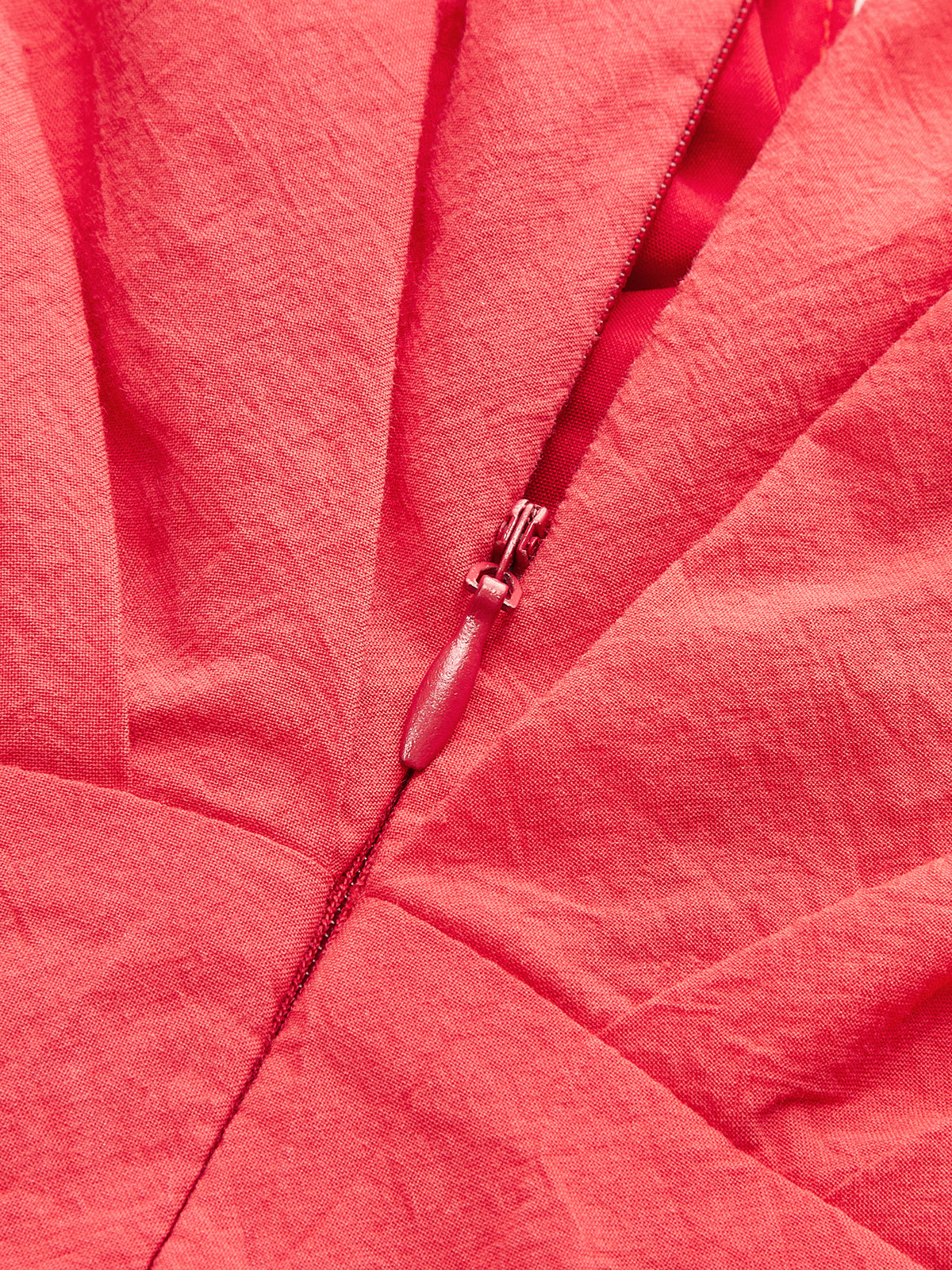 Cotton Deep V-Neck Peplum Top-Chicvia