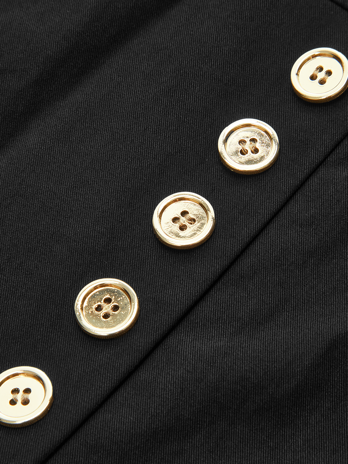 Button Detail Wide-Leg Pants-Chicvia