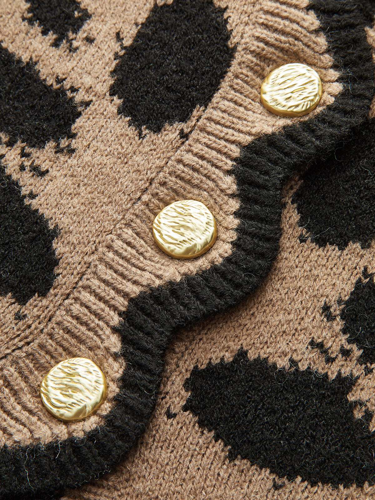 Leopard Print Cardigan-Chicvia