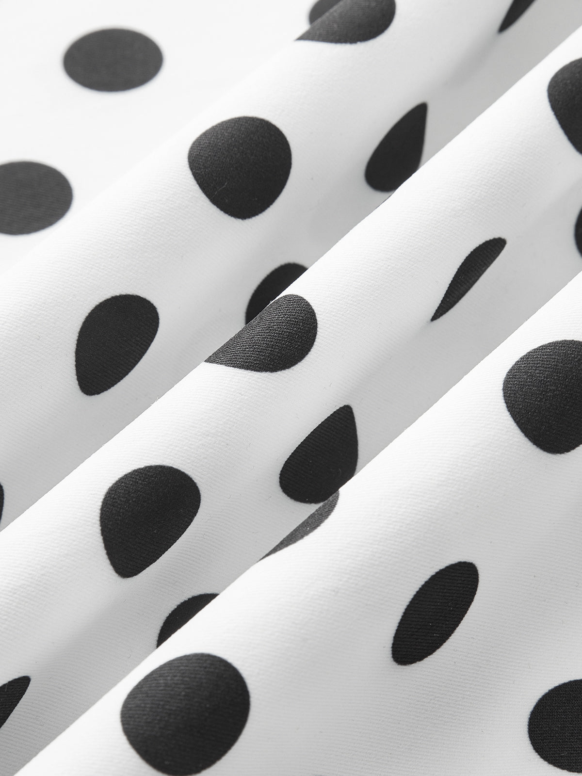 Polka Dot Sleeveless Midi Dress-Chicvia