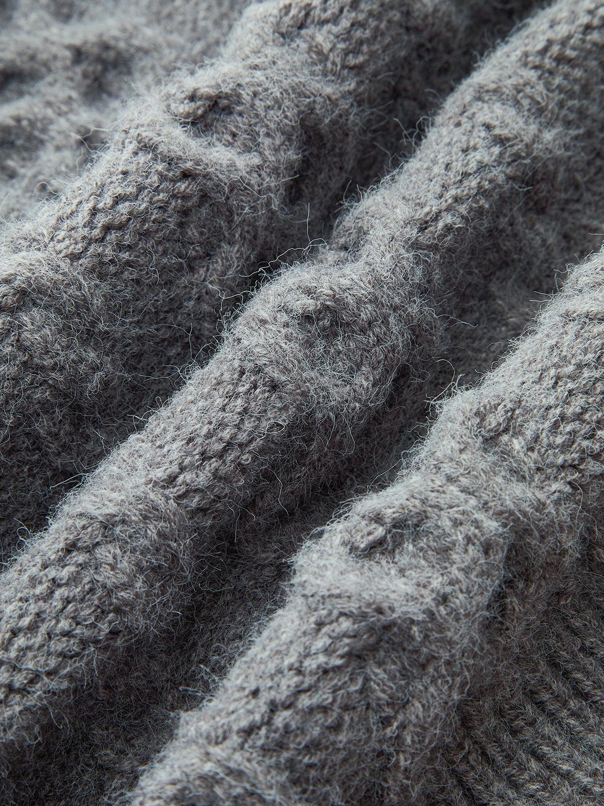 Cable-Knit Sleeveless Sweater Vest-Chicvia