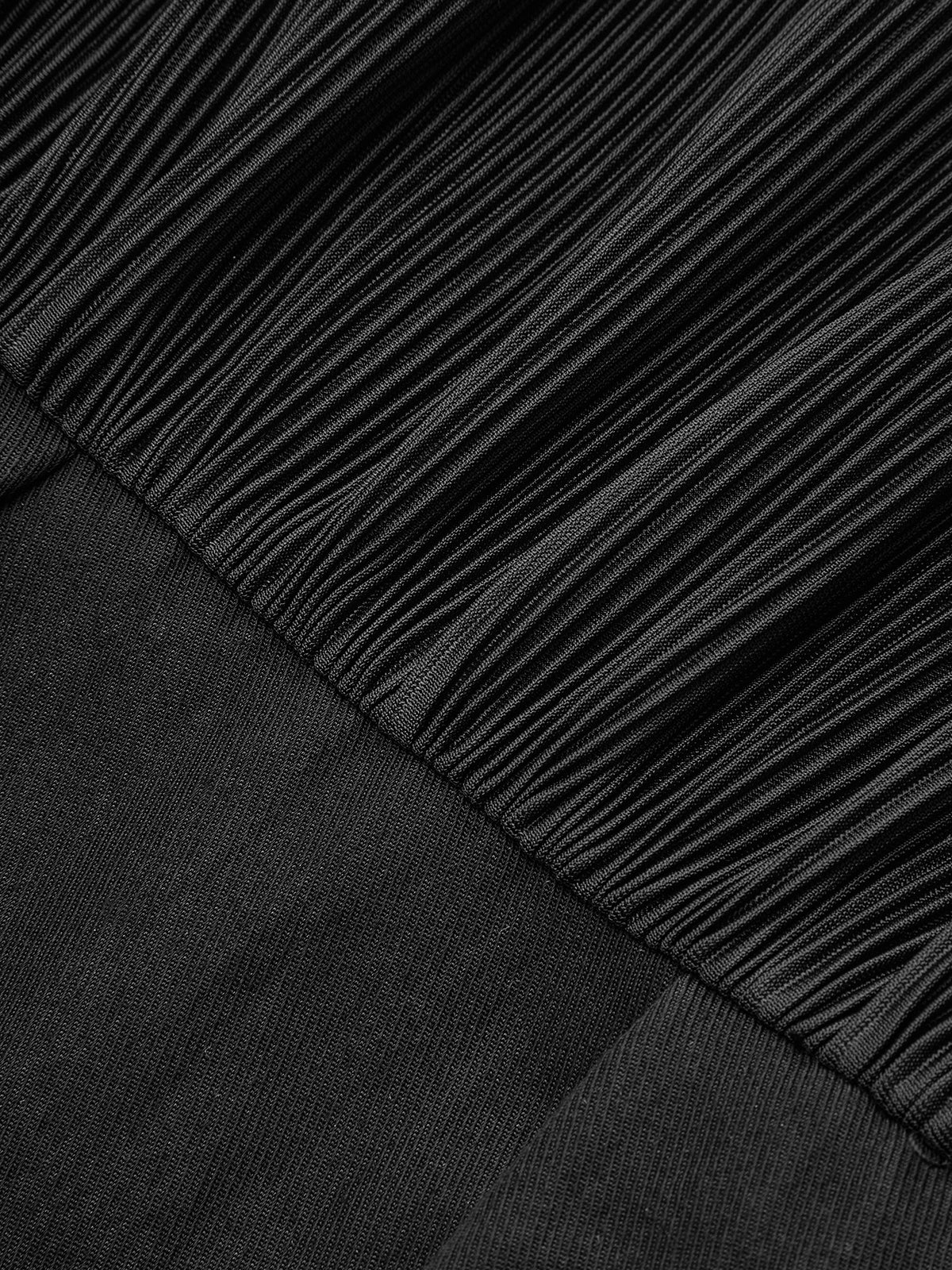 Halter Neck Backless Satin Jumpsuit with Belt-Chicvia