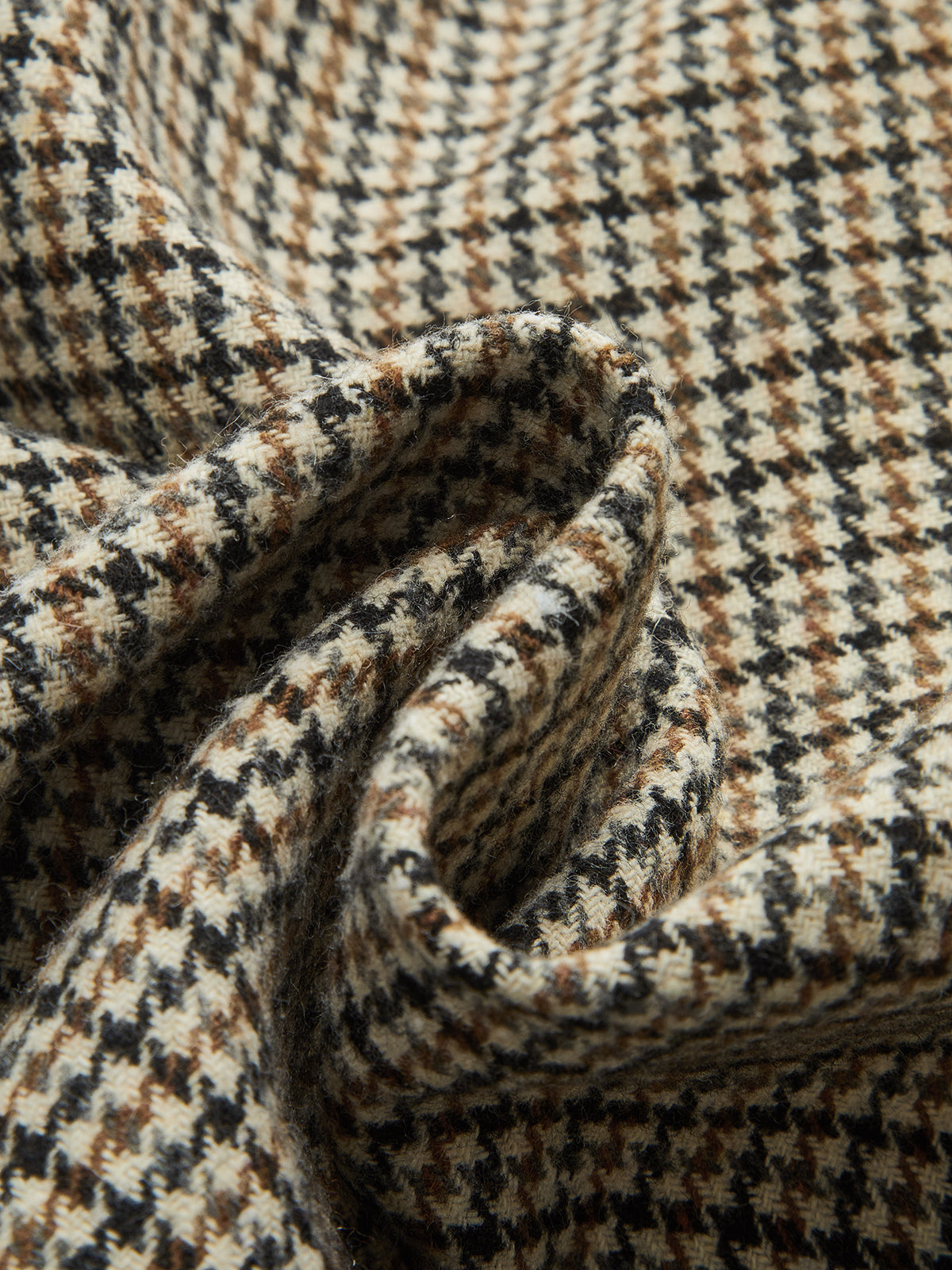 Plaid Contrast Trim Mini Dress-Chicvia