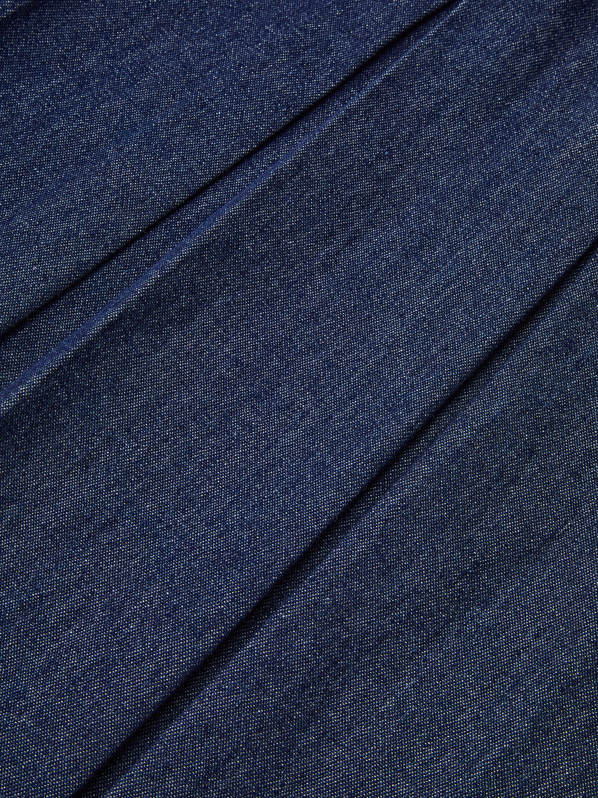 Denim Sleeveless Pleated Shirt Dress-Chicvia