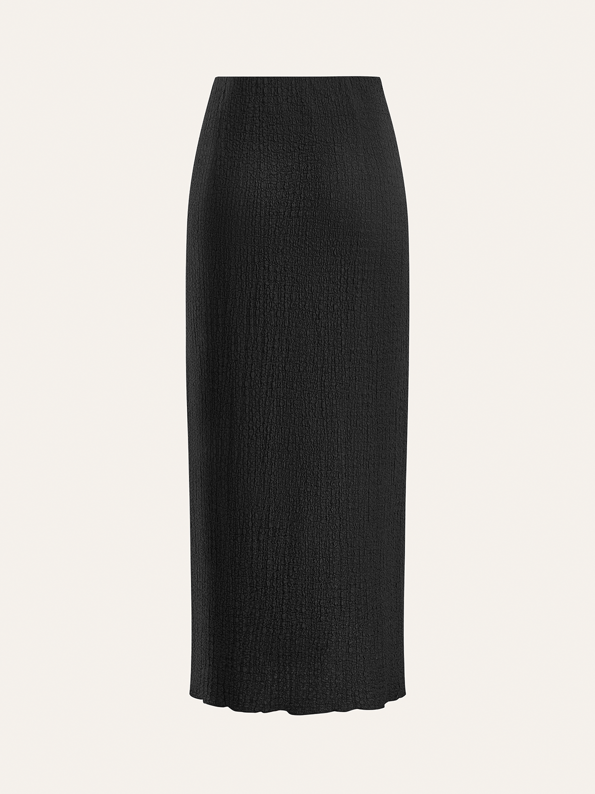 Decor Button Top and Midi Skirt Set-Chicvia