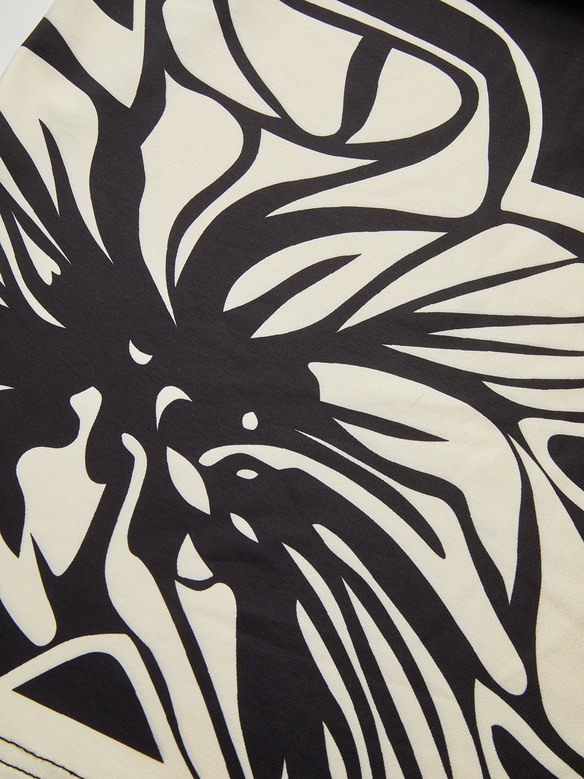 Floral Printed Ruched Deep V-Neck Midi Dress-Chicvia