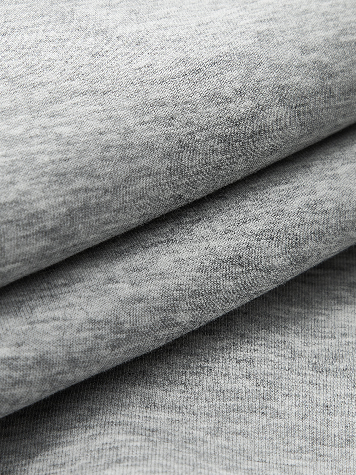 Cotton Blend Crew Neck Sweatshirt-Chicvia