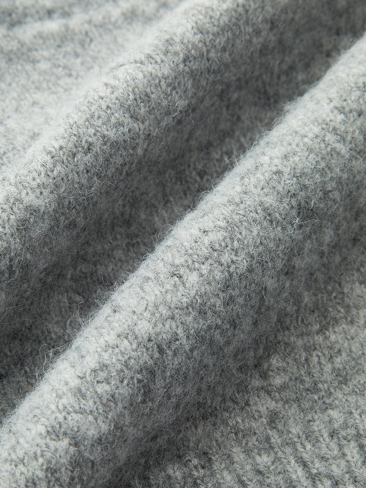 Metal Button Wool Blend Cardigan-Chicvia