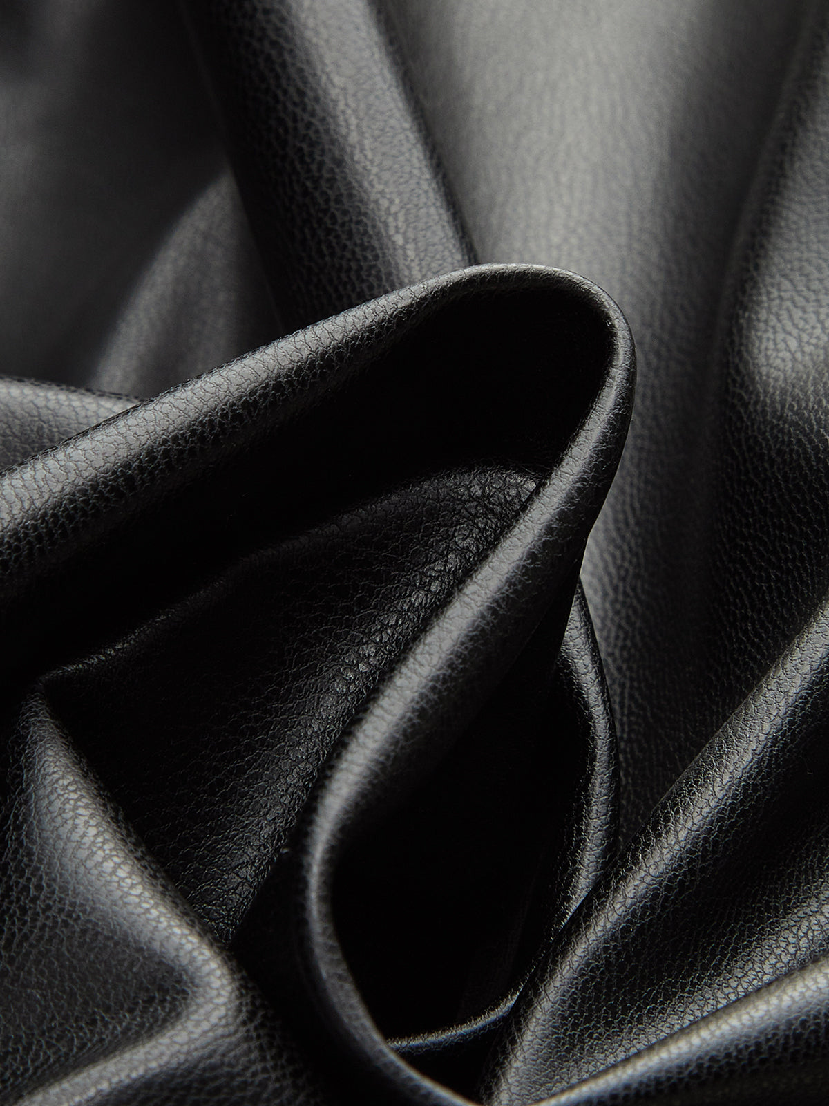 Faux Leather Panel Shirt Dress-Chicvia