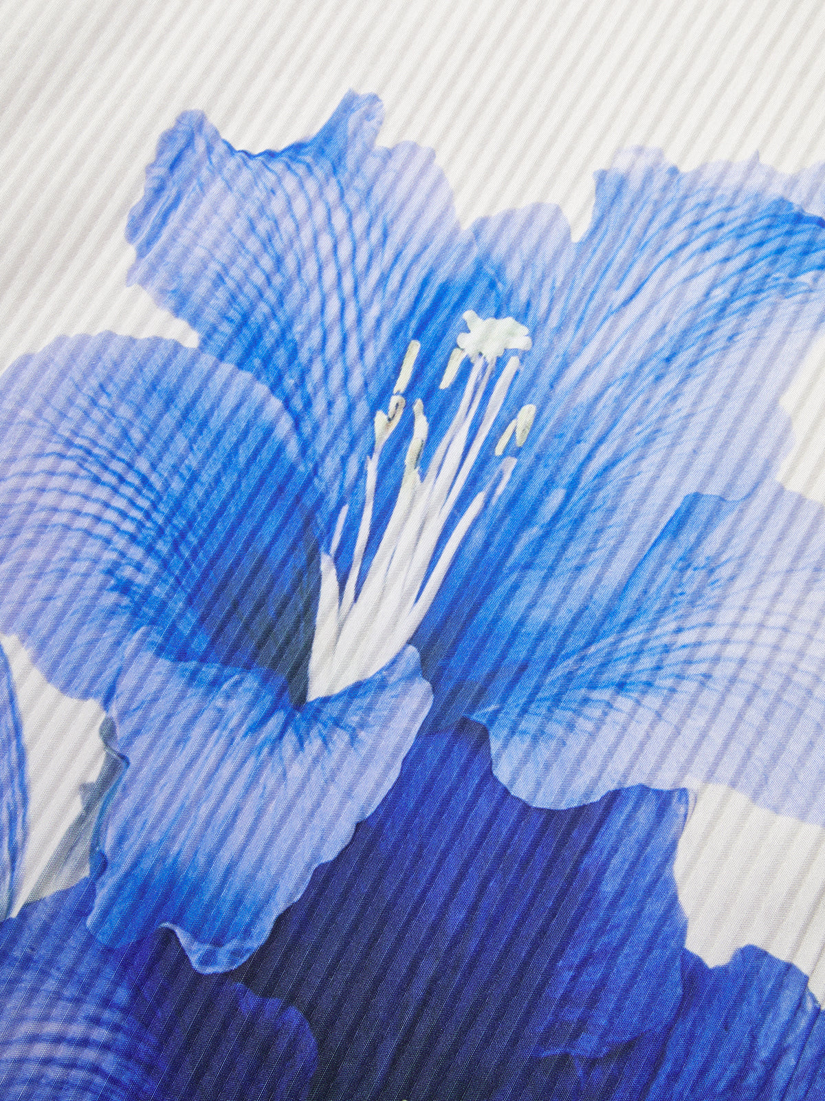 Floral Print Gradient Strapless Pleated Maxi Dress-Chicvia