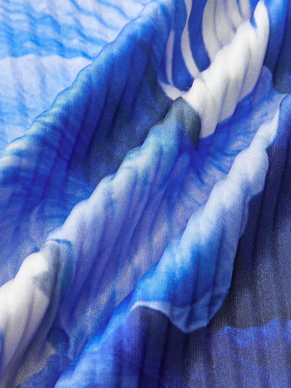 Floral Print Gradient Strapless Pleated Maxi Dress-Chicvia