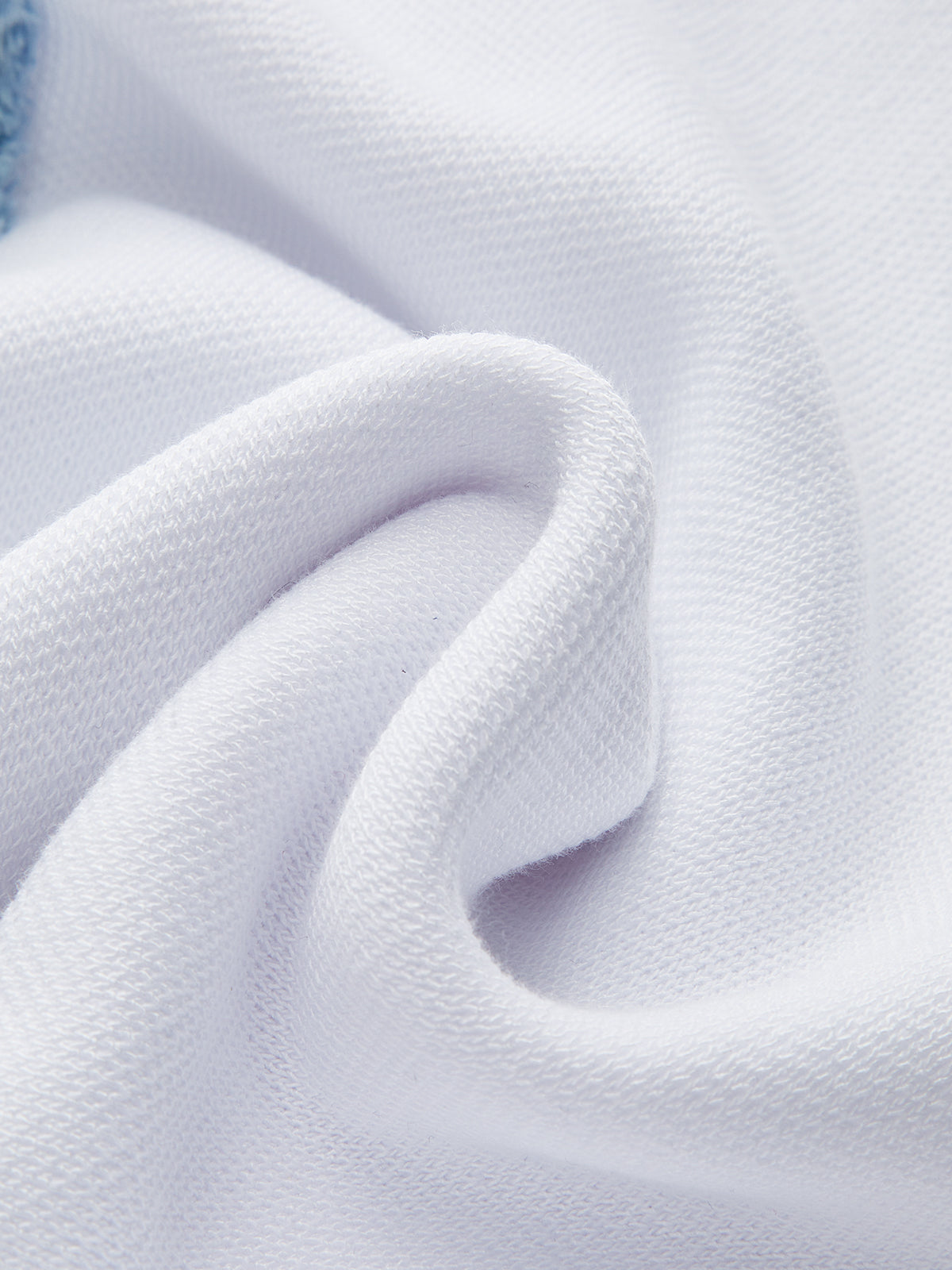 Denim Trim Button-Front Ruffle Hem Midi Dress-Chicvia