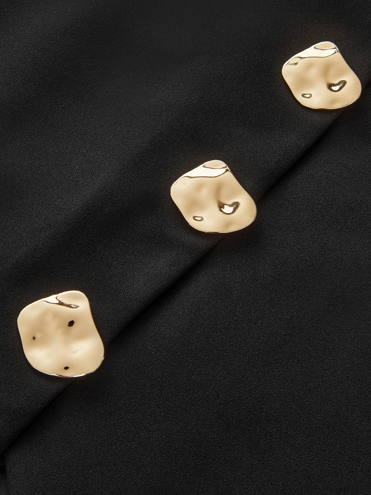 Metal Detail Decor Pocket Mini Skirt-Chicvia