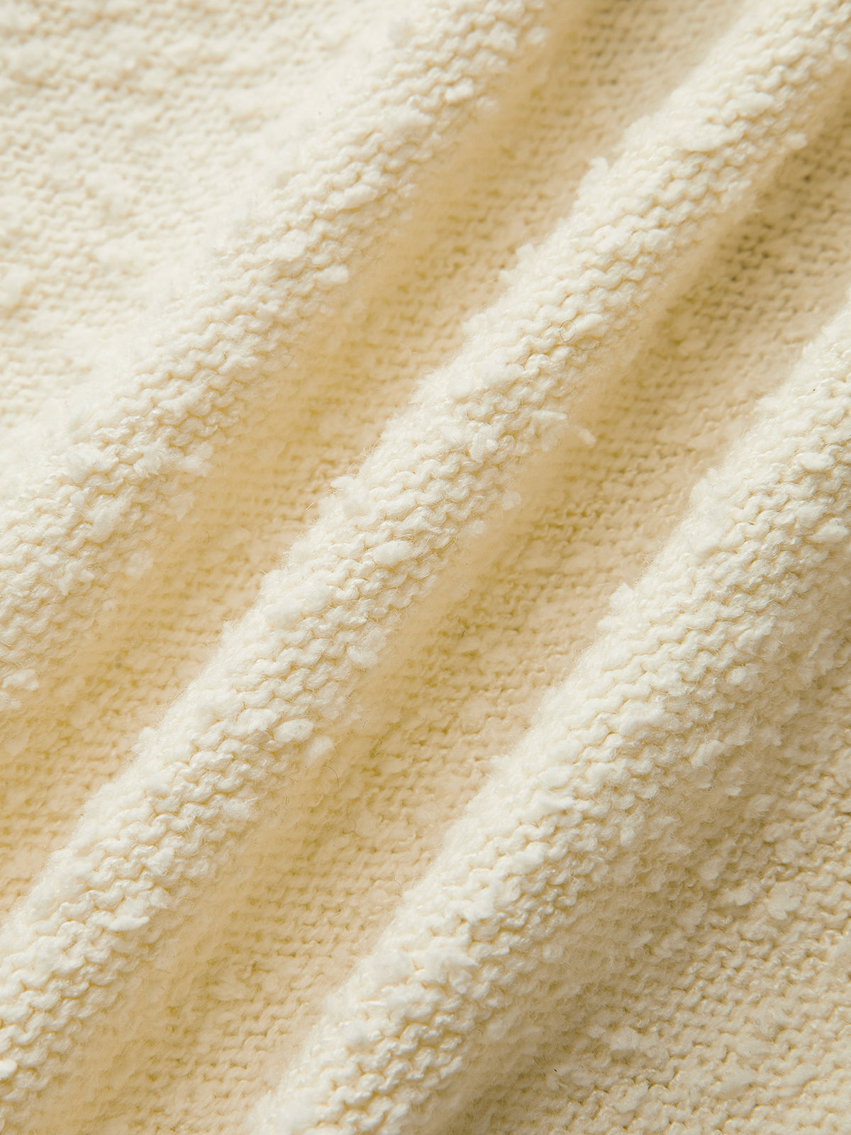 Contrast Trim Metal Button Textured Knit Vest-Chicvia