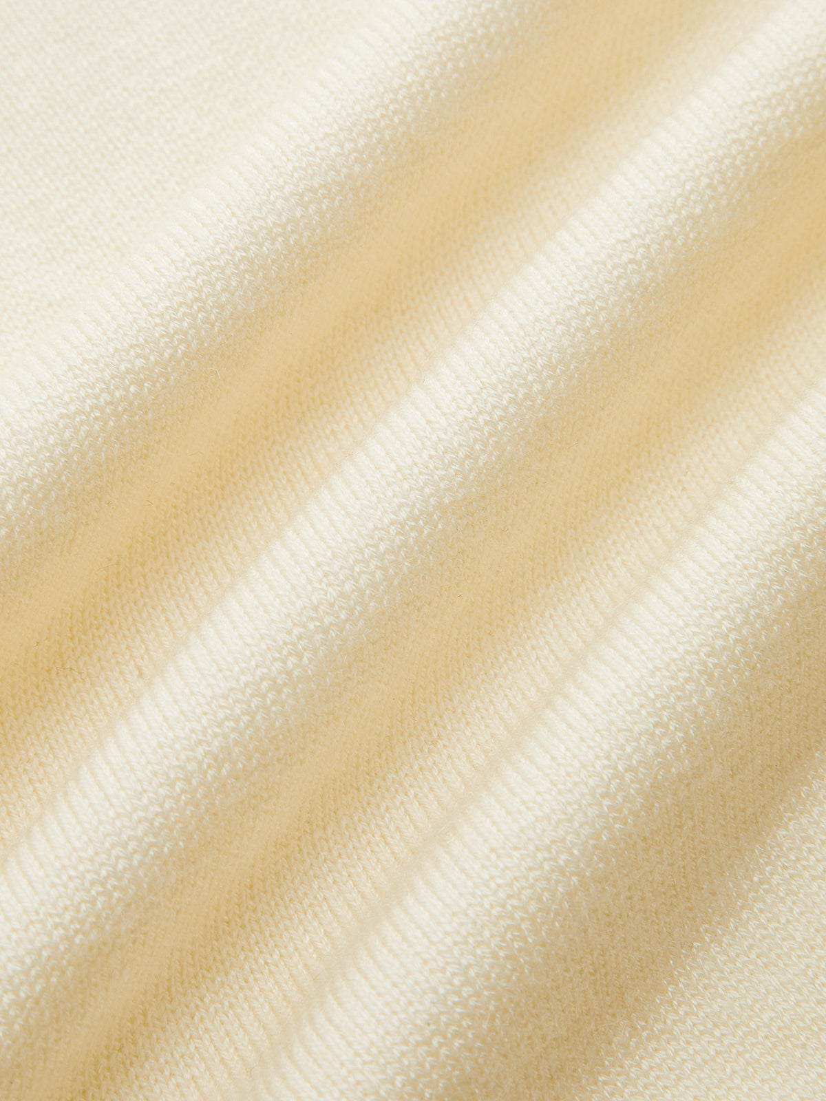 Denim Collar Wool Blend Knit Top-Chicvia