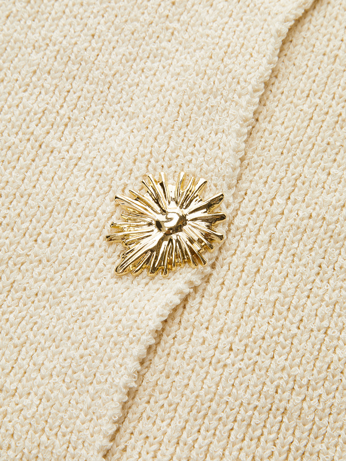 Crochet Trim Knit Vest-Chicvia