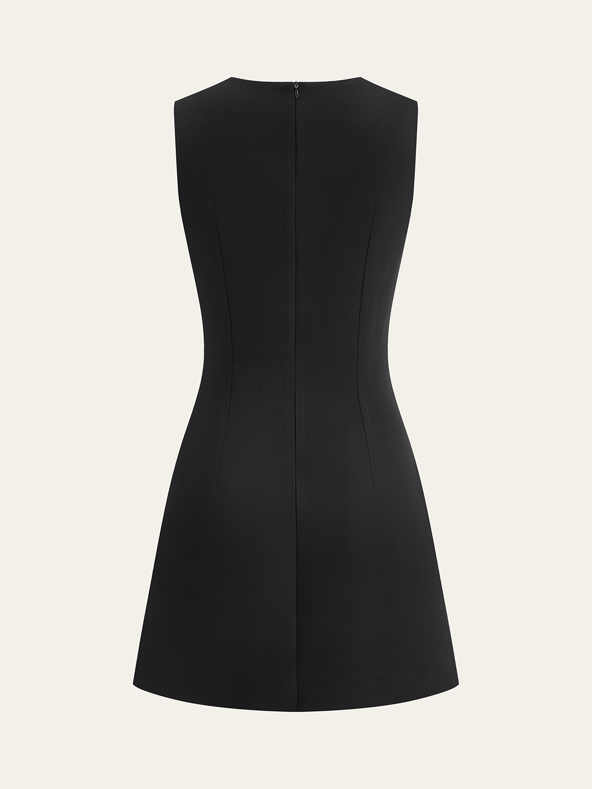 Detachable Cape Metal Floral Detail Dress Set-Chicvia