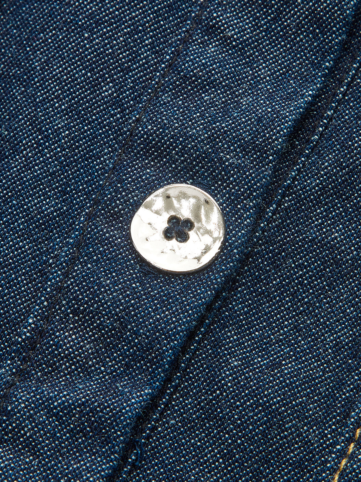 Long Denim Shirt with Drawstring Waist-Chicvia