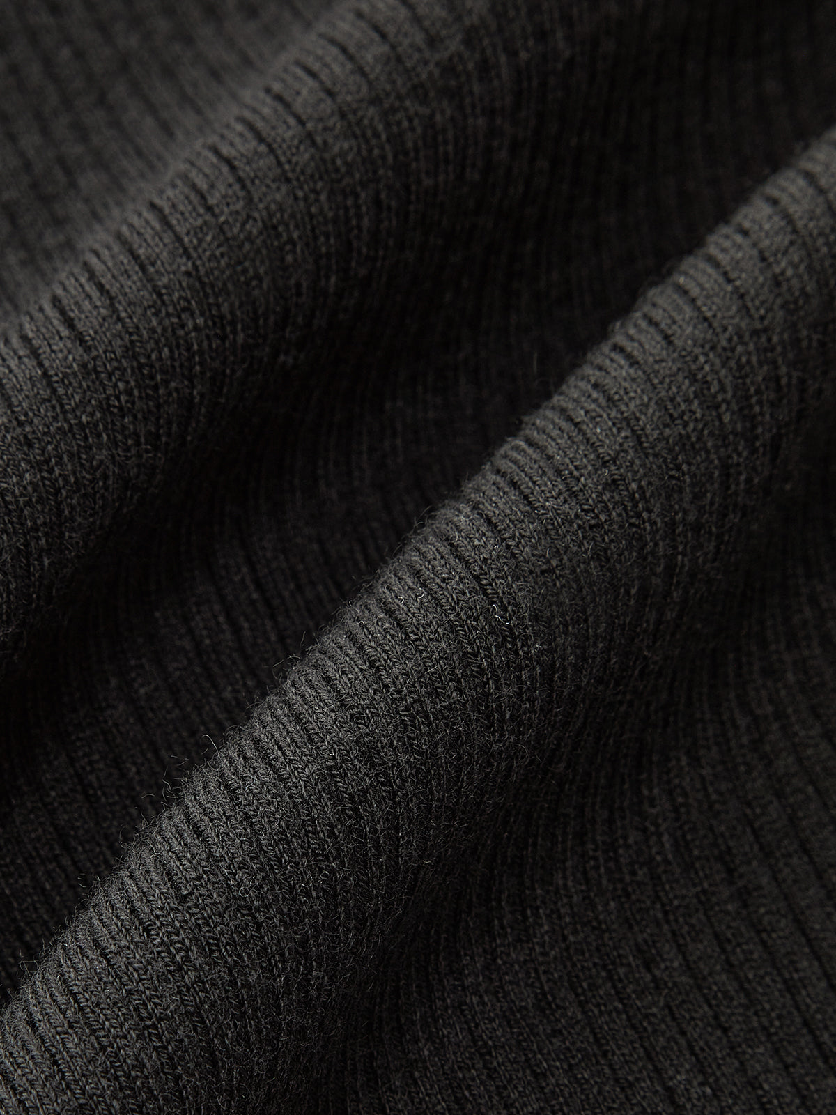 Contrast Collar Ribbed Knit Cardigan-Chicvia