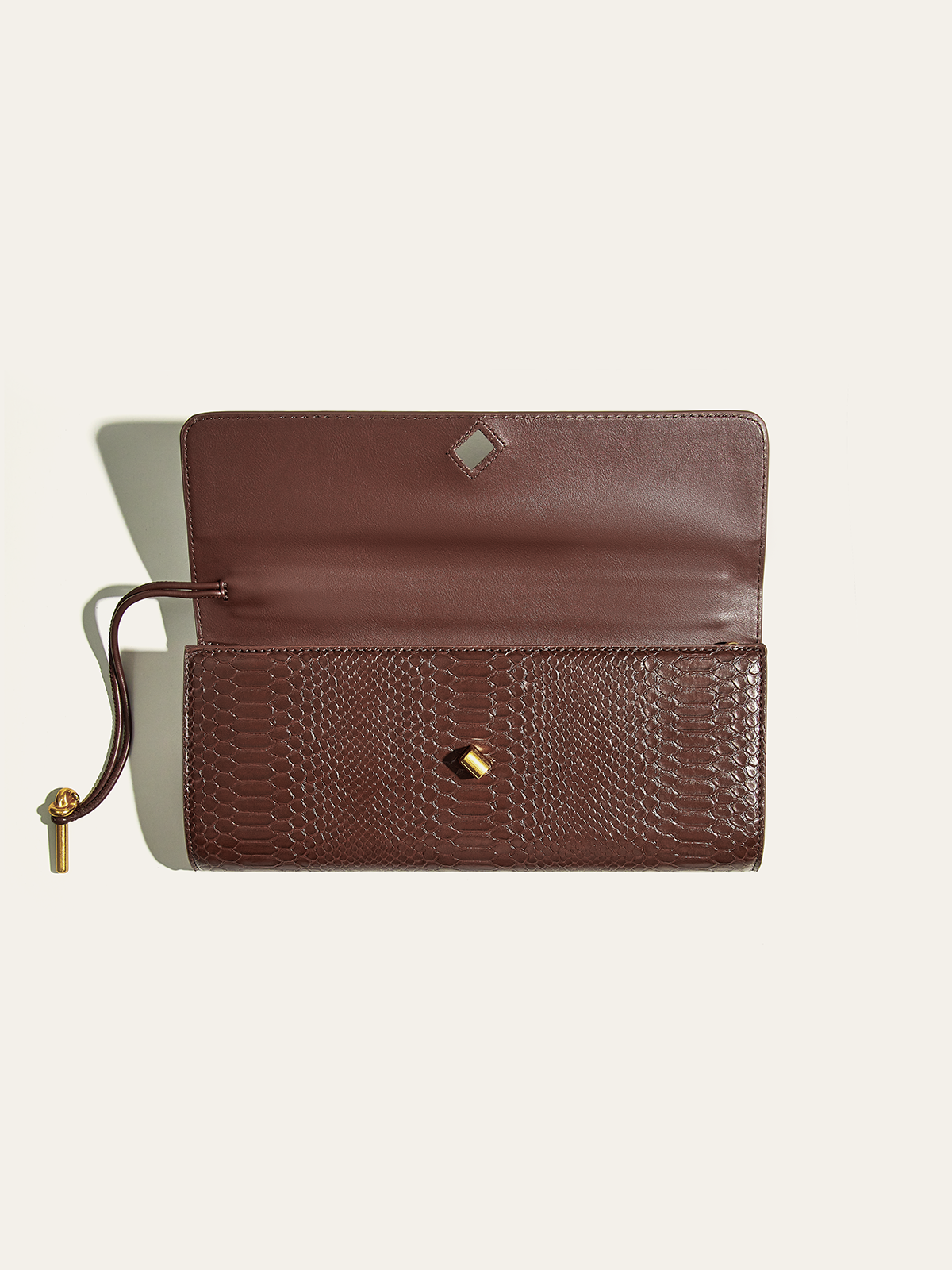 Crocodile Embossed PU Leather Bag-Chicvia