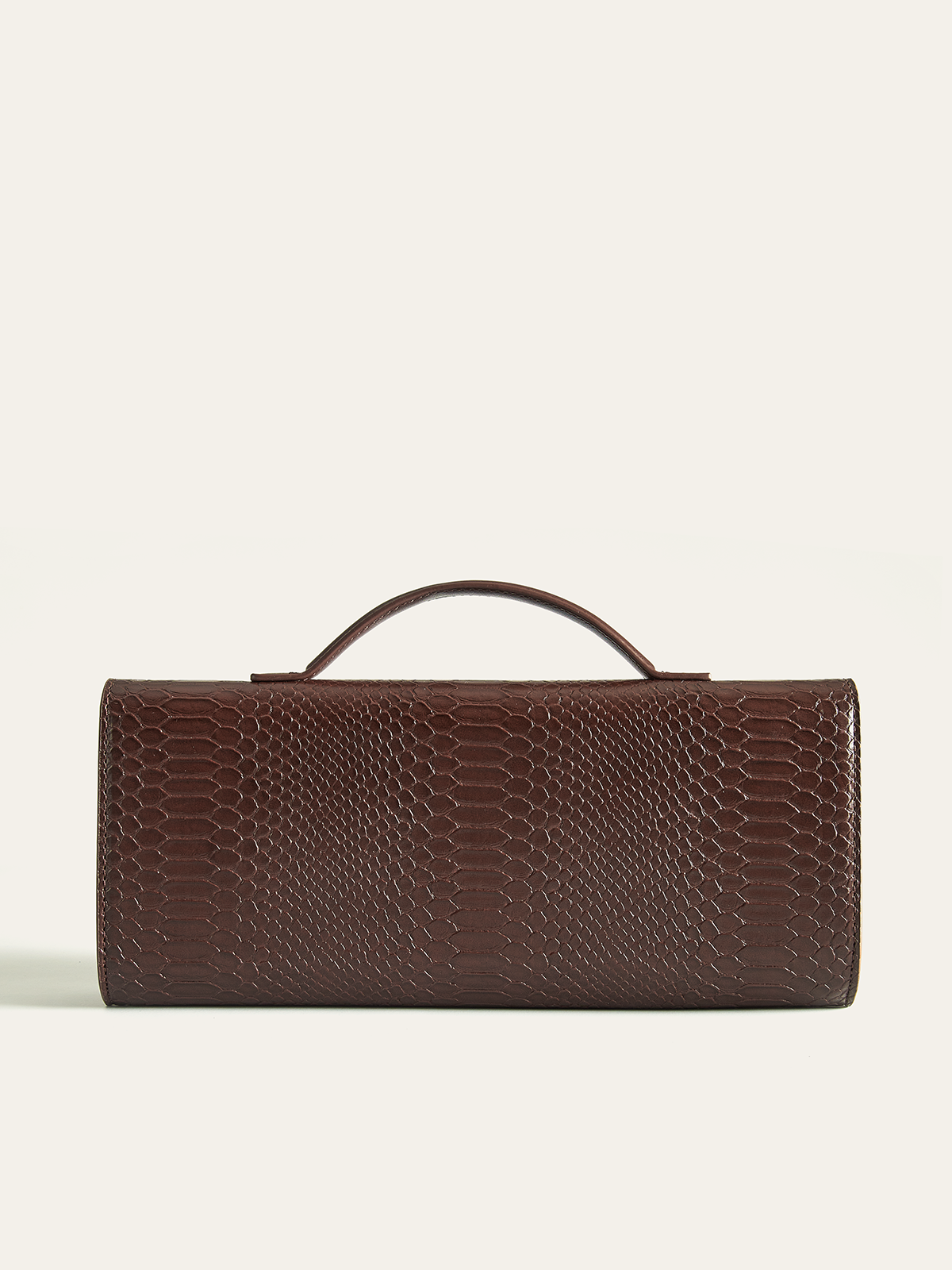 Crocodile Embossed PU Leather Bag-Chicvia