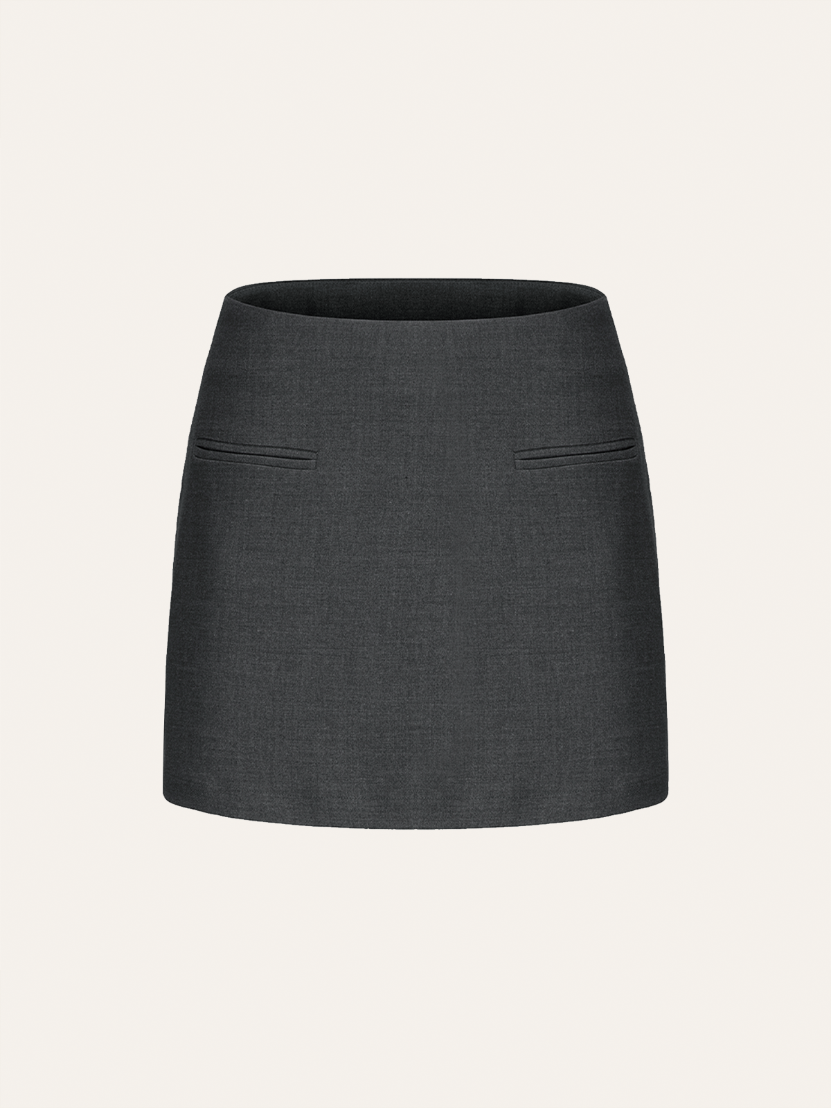 Mid-Waist Mini Skirt-Chicvia