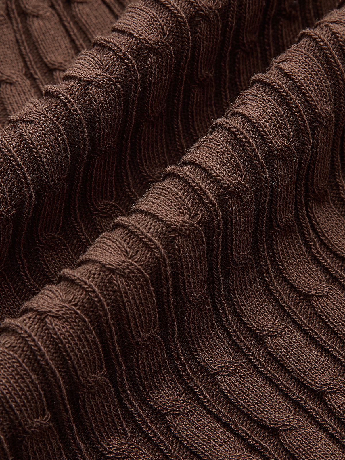 Cable-Knit Short-Sleeve Polo Dress-Chicvia