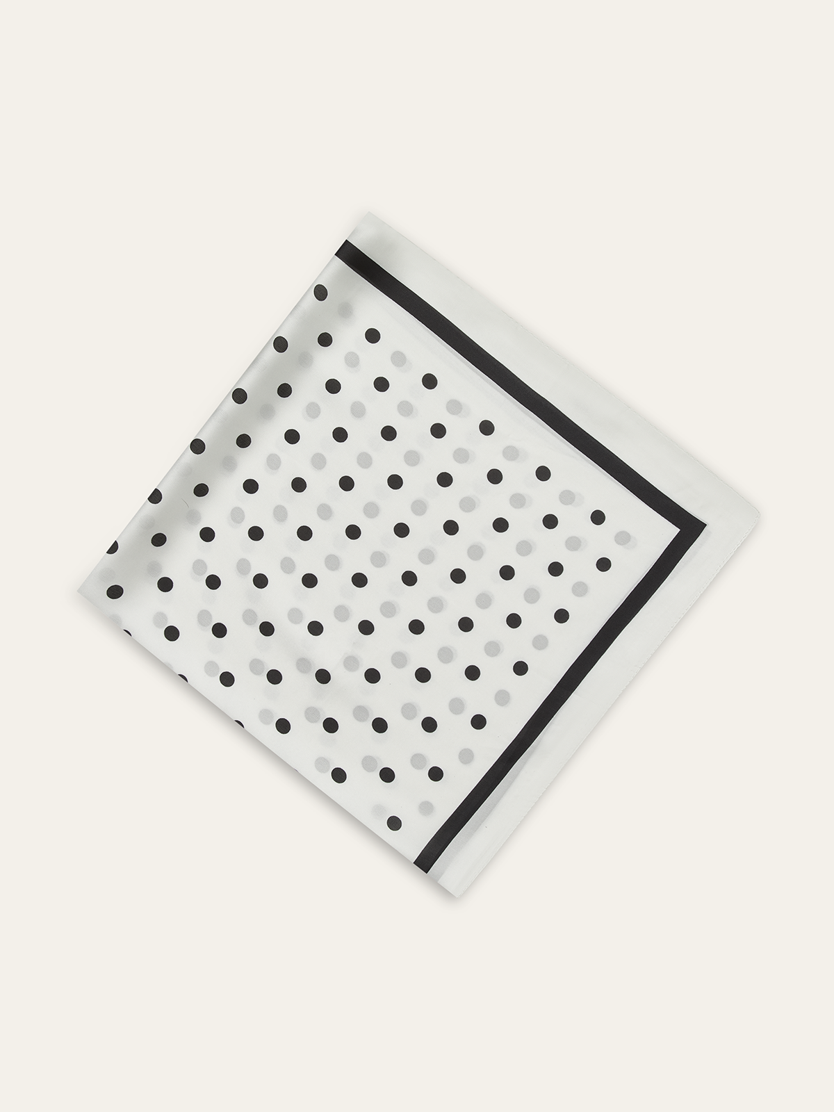 Polka Dot Square Scarf-Chicvia