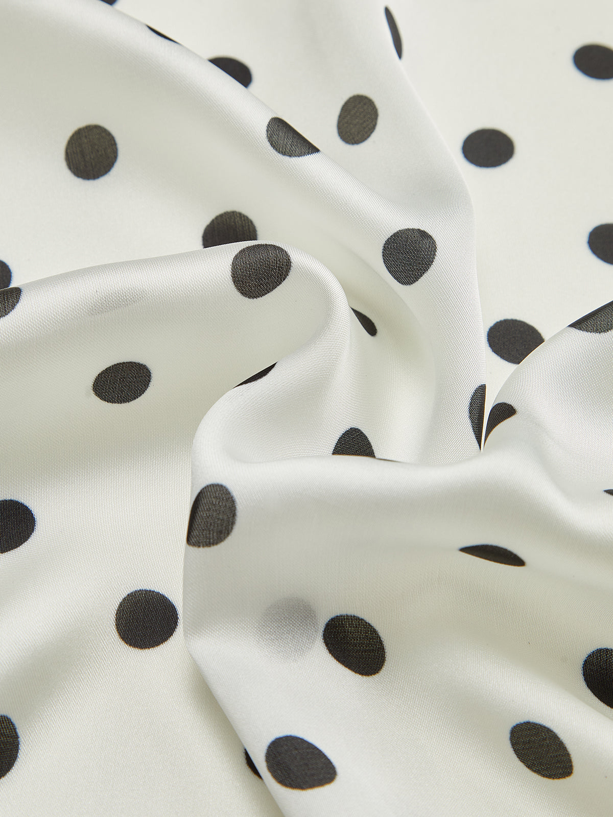 Polka Dot Square Scarf-Chicvia