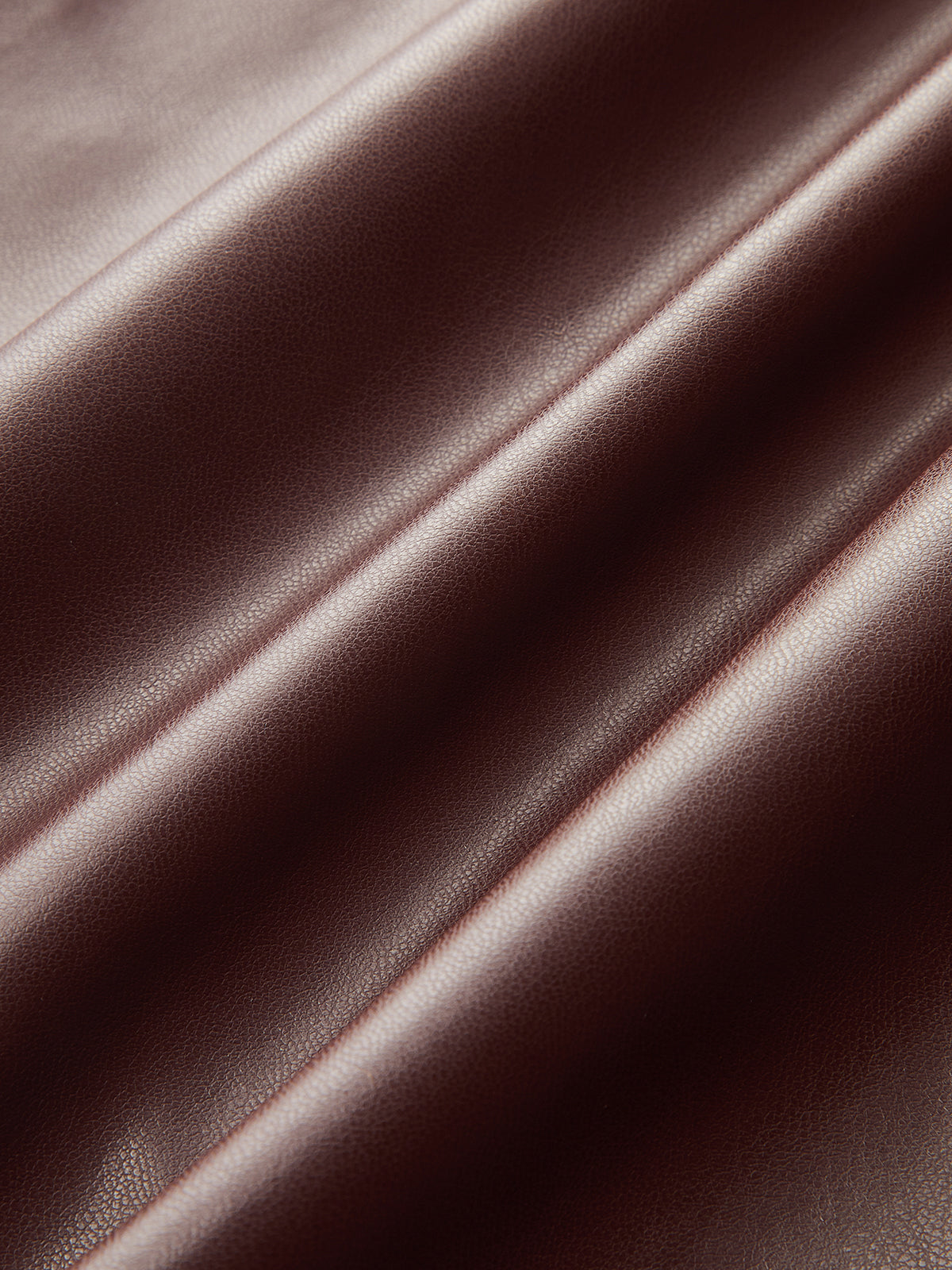 One-Shoulder PU Leather Tank Top-Chicvia