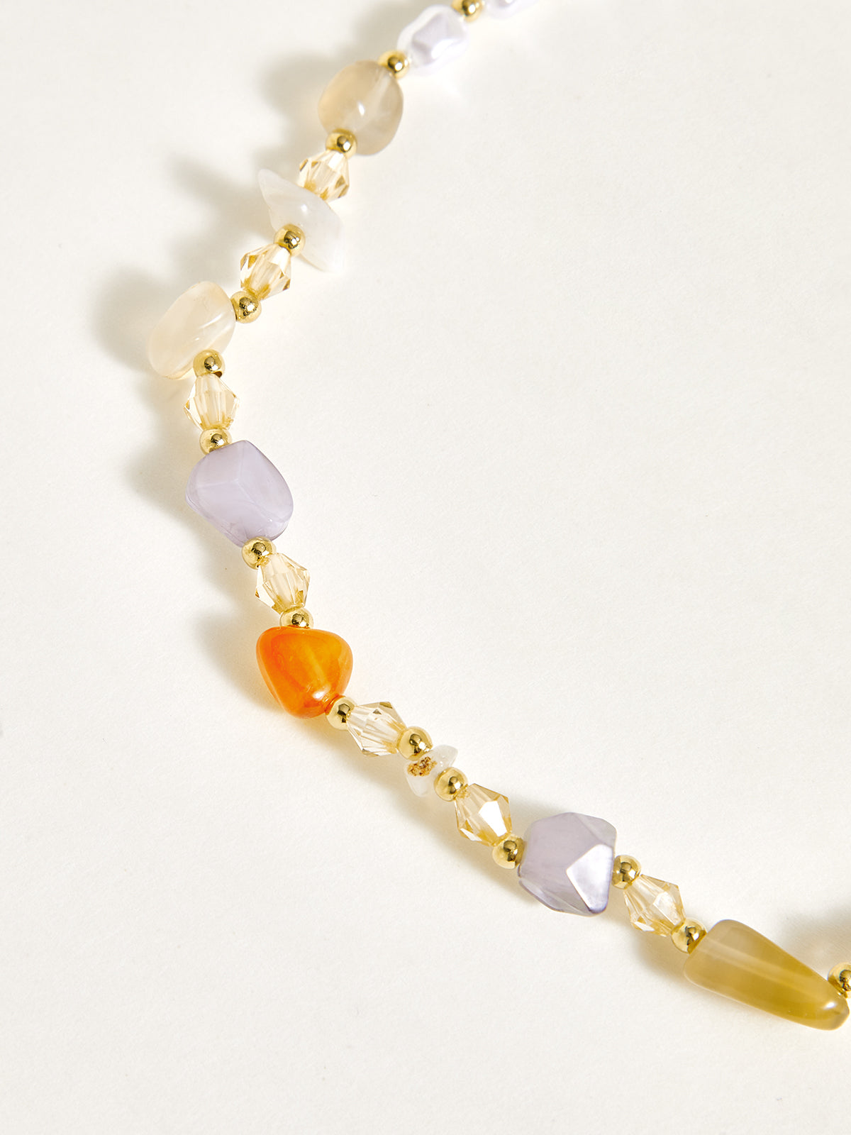 Colorful Stone Double-Layered Bracelet-Chicvia