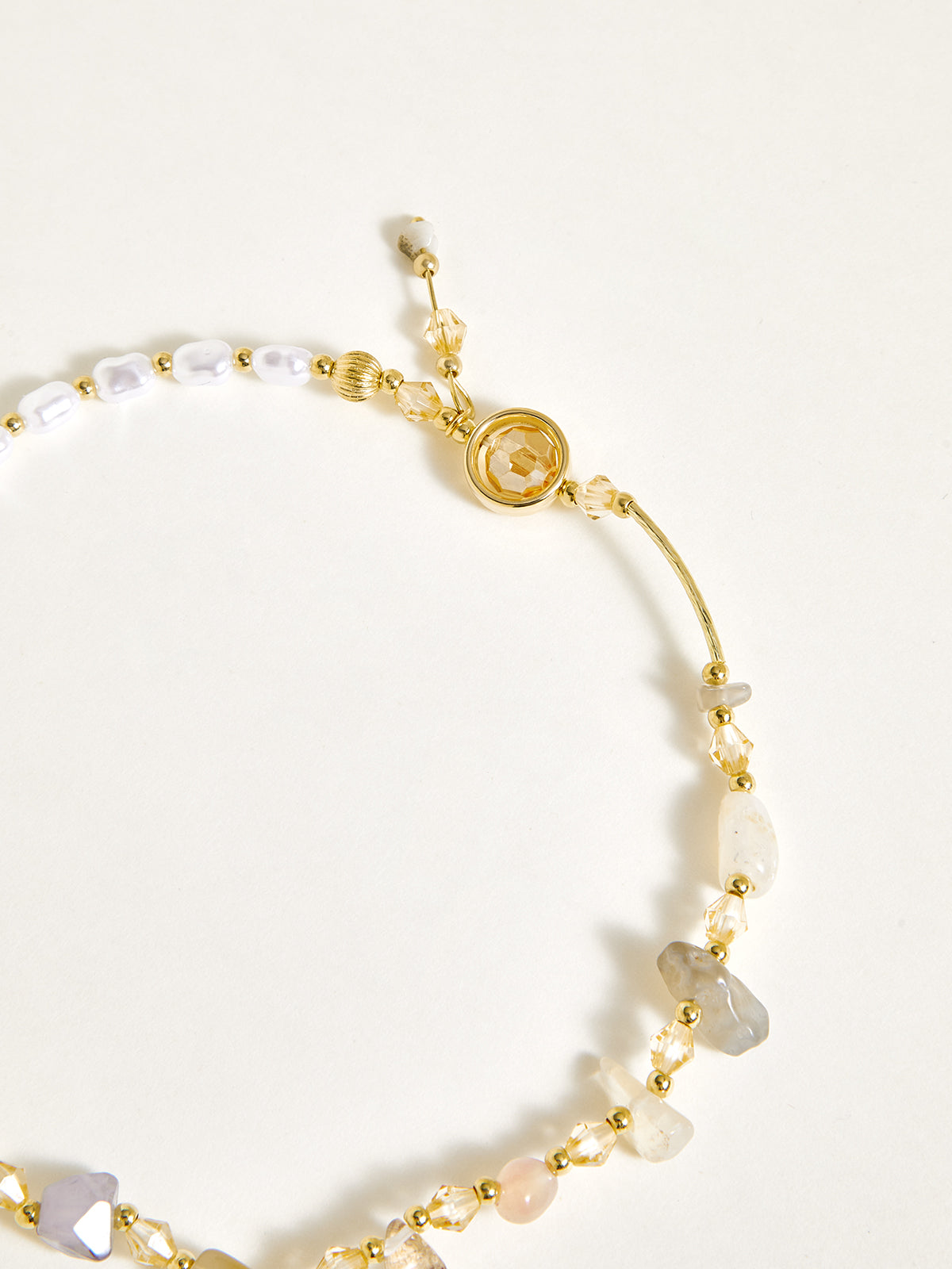 Colorful Stone Double-Layered Bracelet-Chicvia