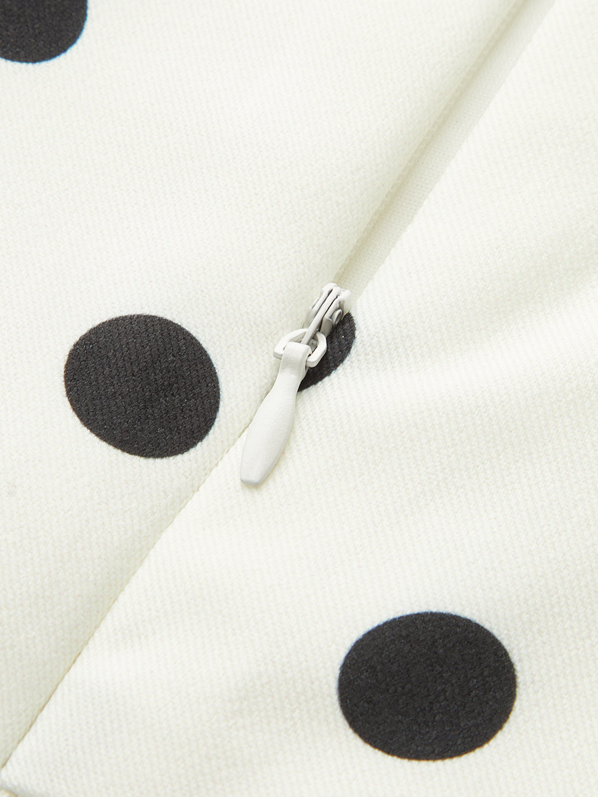 Polka Dot Square Neck Maxi Dress-Chicvia