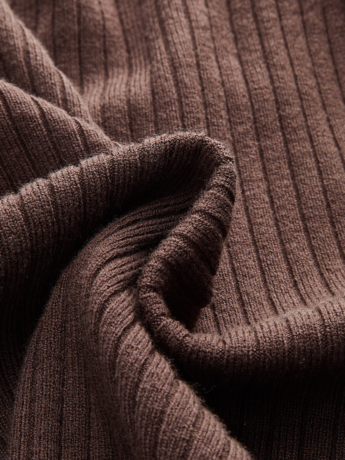 Flared Cuff Polo-Collar Sweater-Chicvia