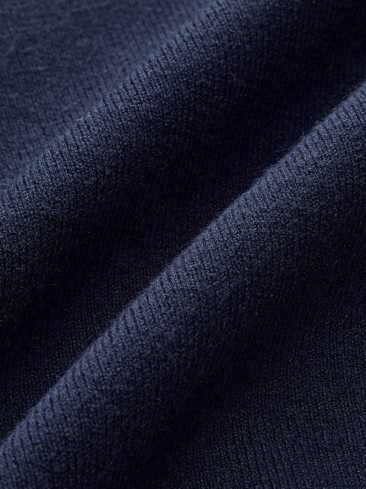 Denim Collar V-Neck Sweater-Chicvia