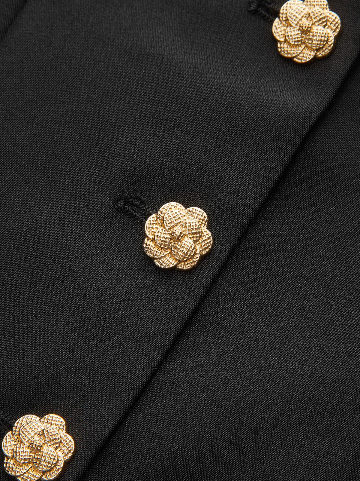 Metal Button Sleeveless Vest-Chicvia