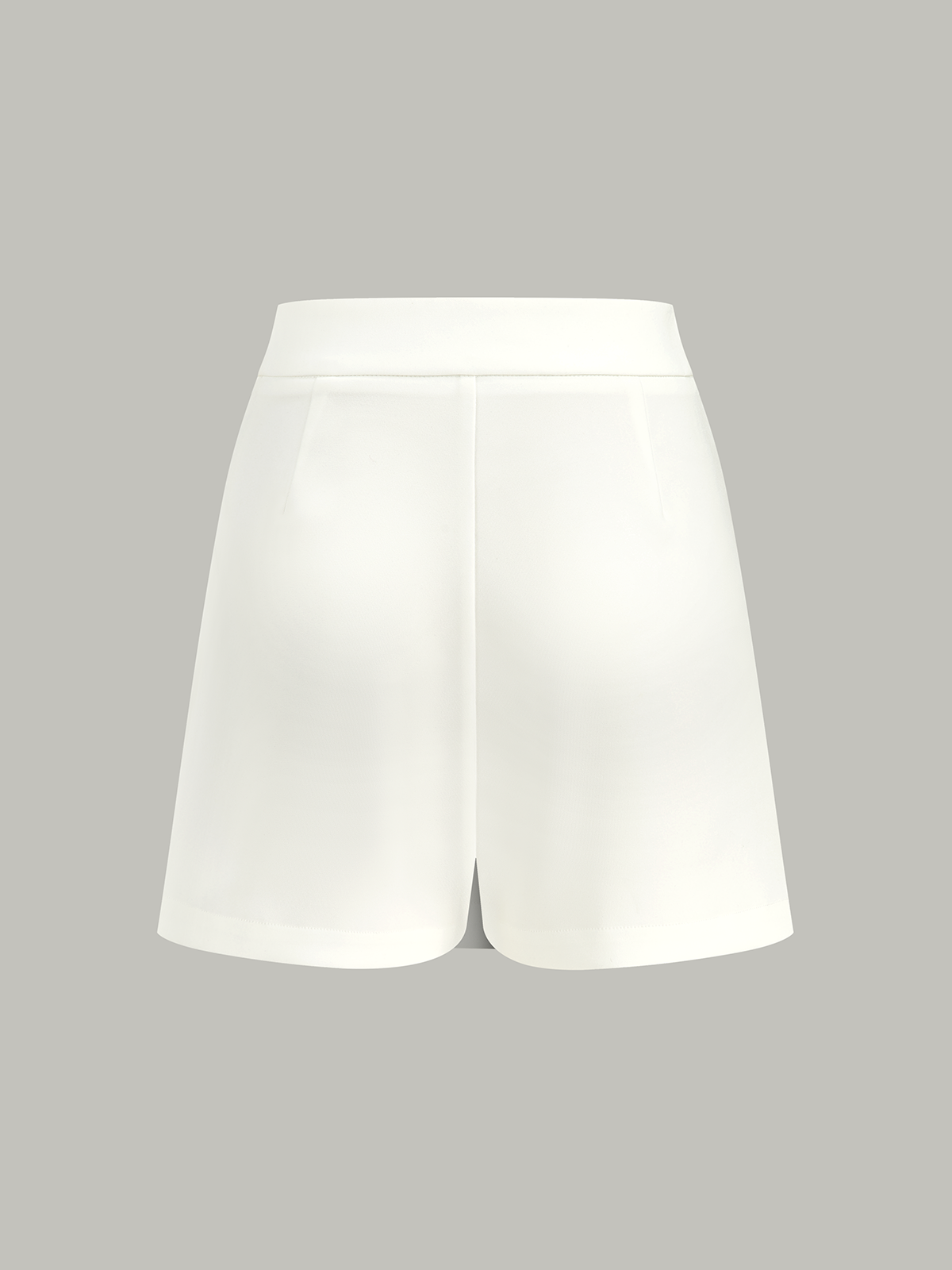 Metal Chain Pleated Mini Skirt-Chicvia