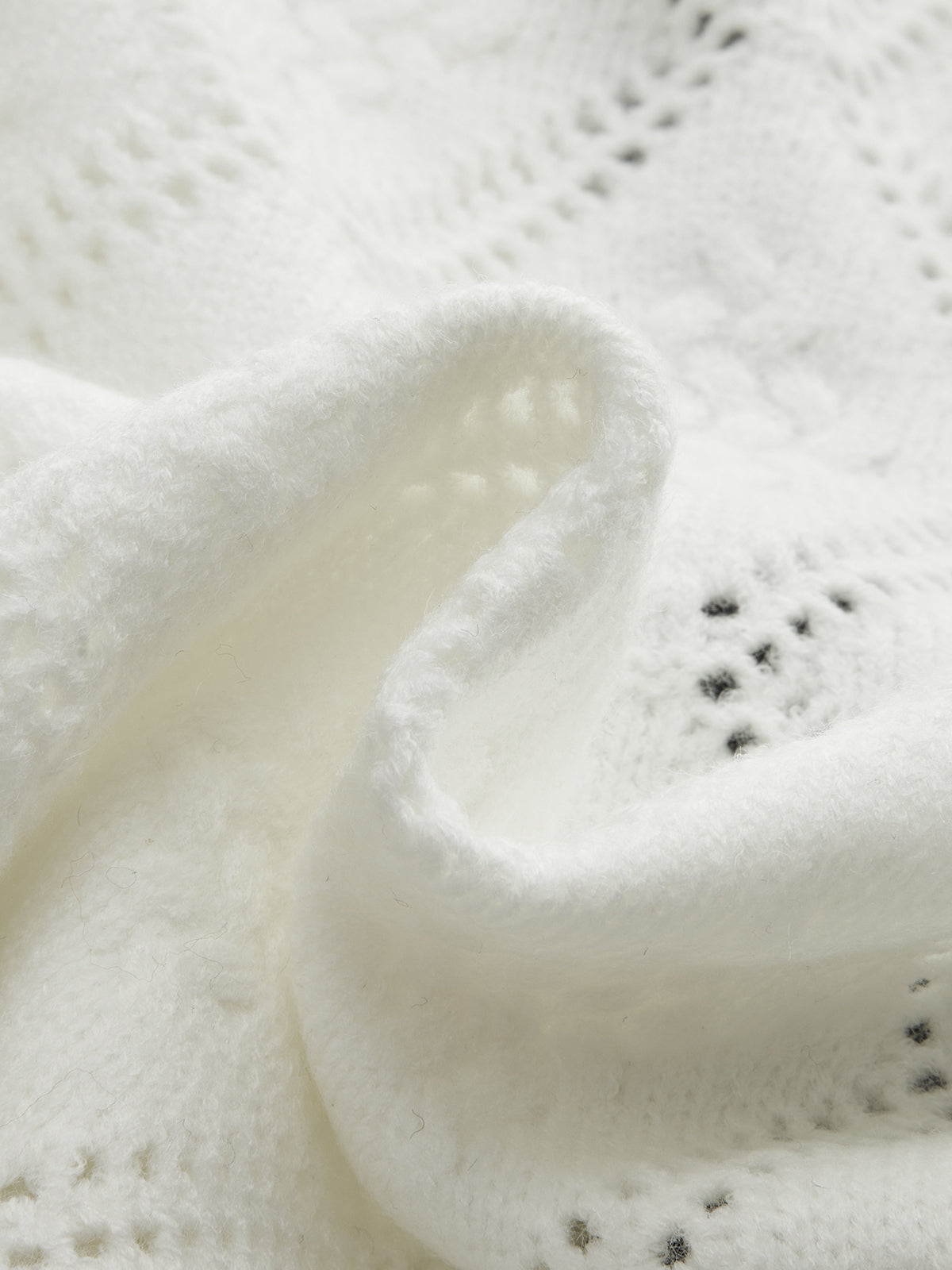 Contrast Trim Tie-Front Knit Cardigan-Chicvia