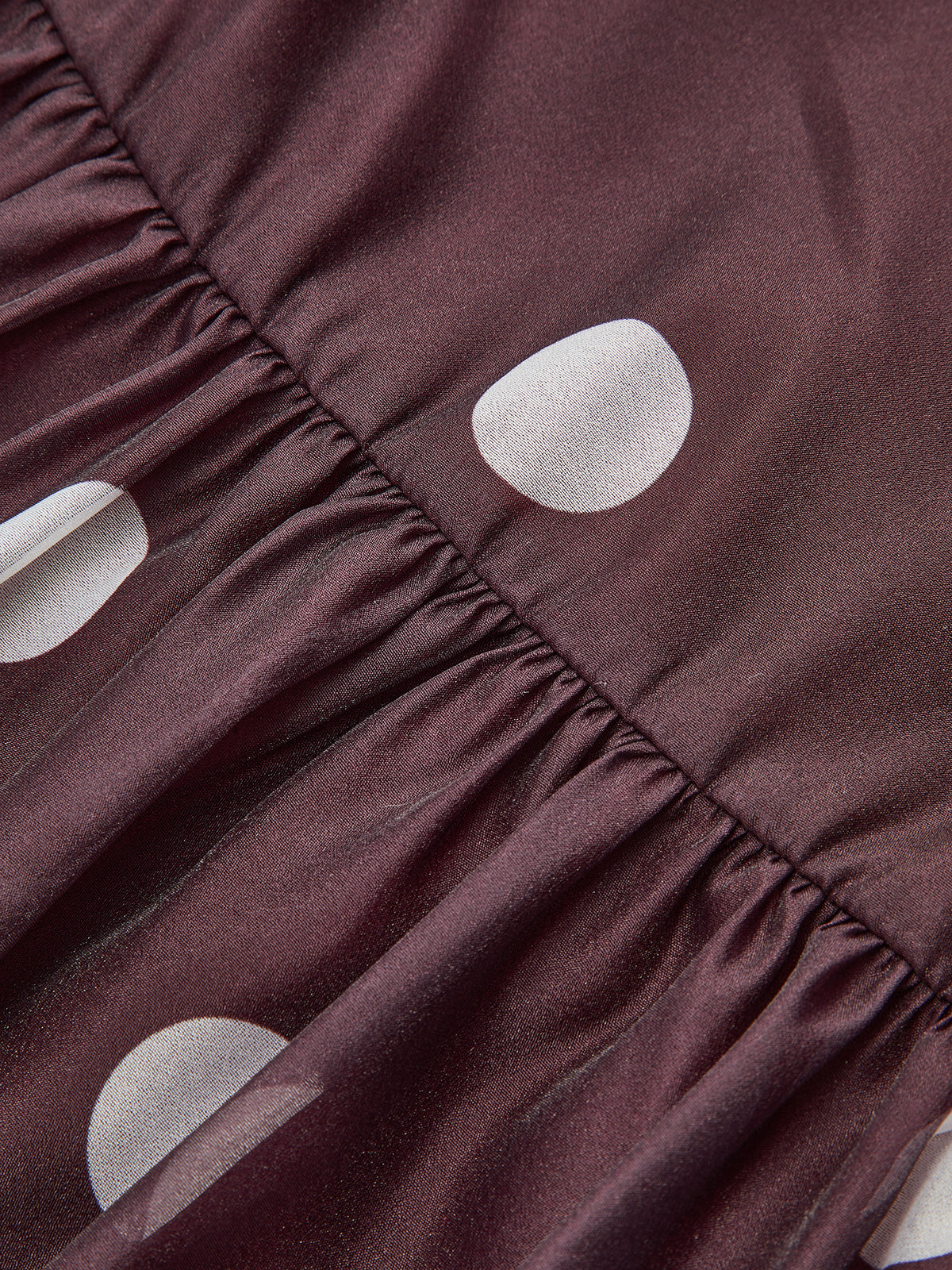 Polka Dot Sleeveless Chiffon Maxi Dress-Chicvia