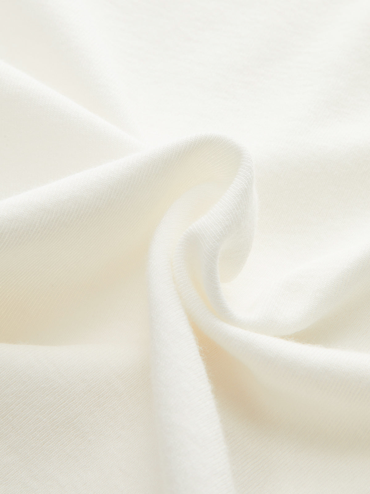 Cotton Blend Fitted Long Sleeve T-Shirt-Chicvia