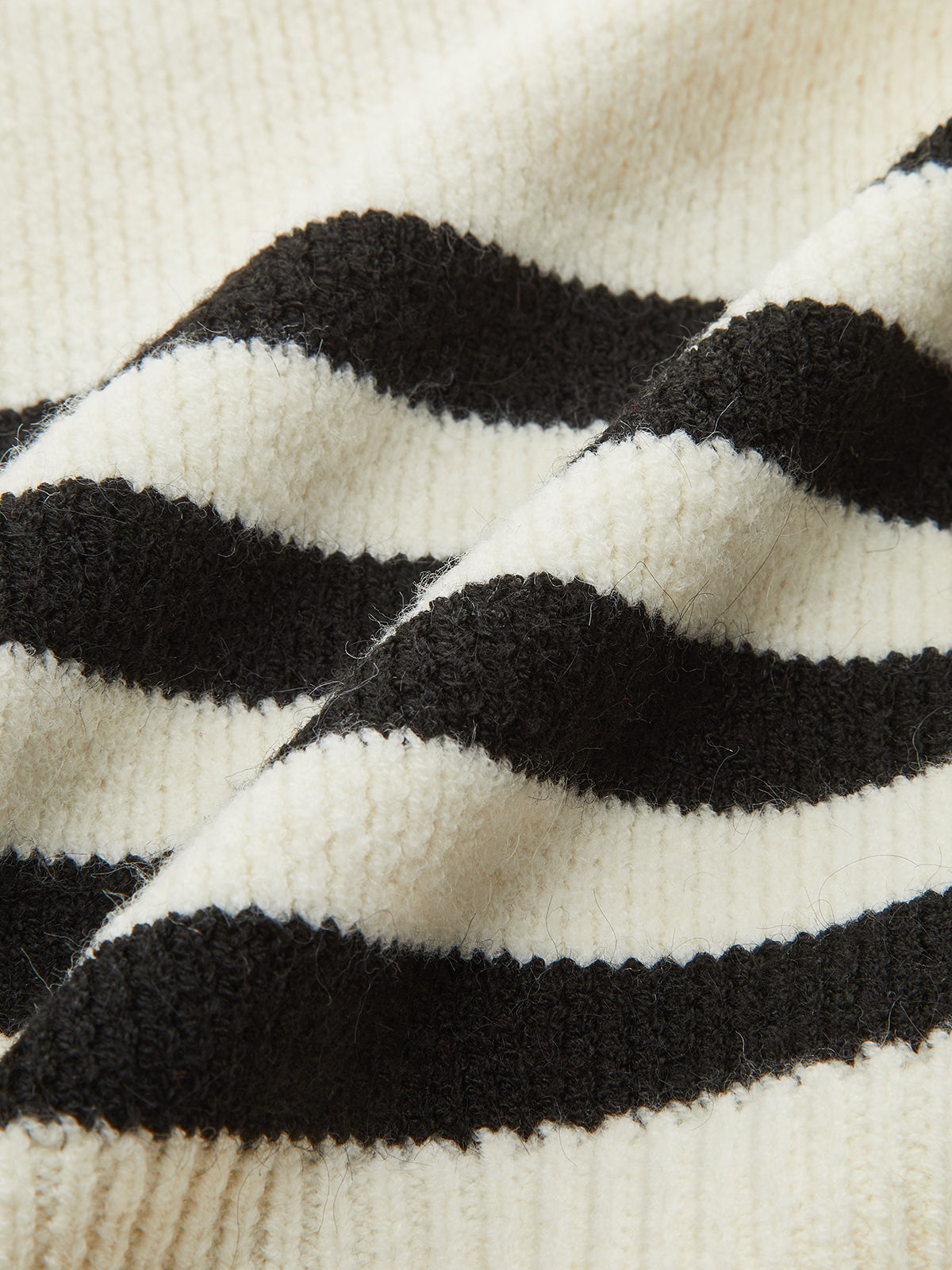 Cropped Stripe Sweater Vest-Chicvia