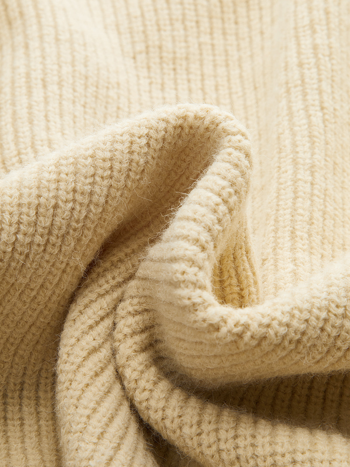 Denim Panel Button Knit Cardigan-Chicvia