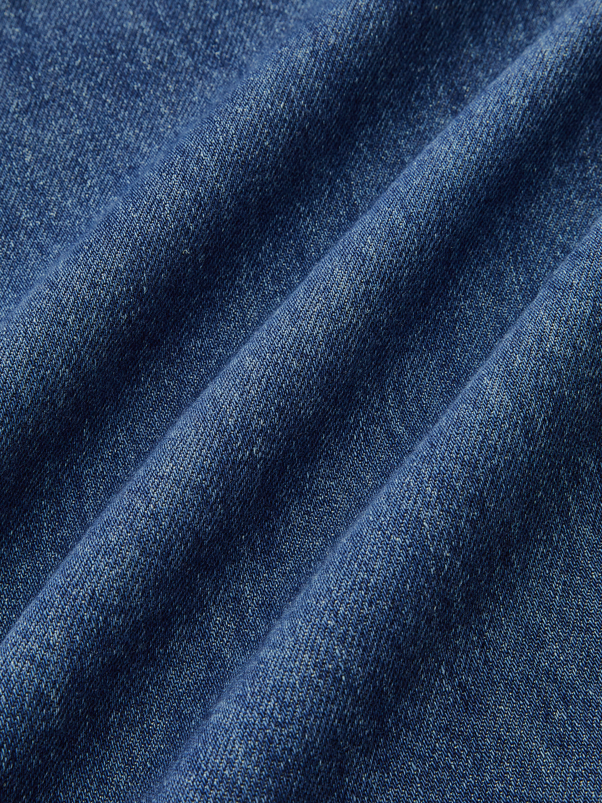 Denim Drawstring Waist Wide-Leg Pants-Chicvia