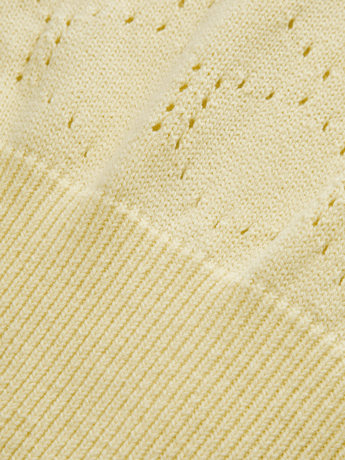 Eyelet Knit Short Sleeve Cardigan-Chicvia