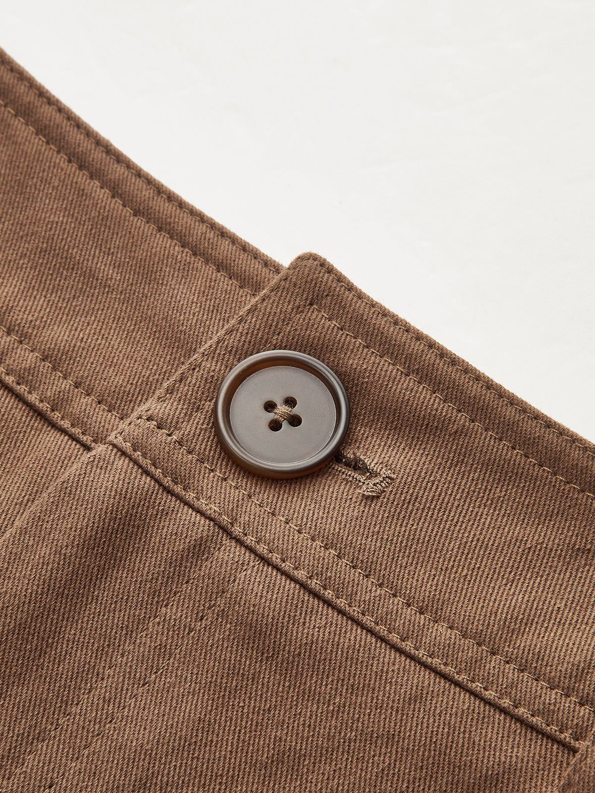 Cotton Mid-Waist Wide-Leg Pants-Chicvia