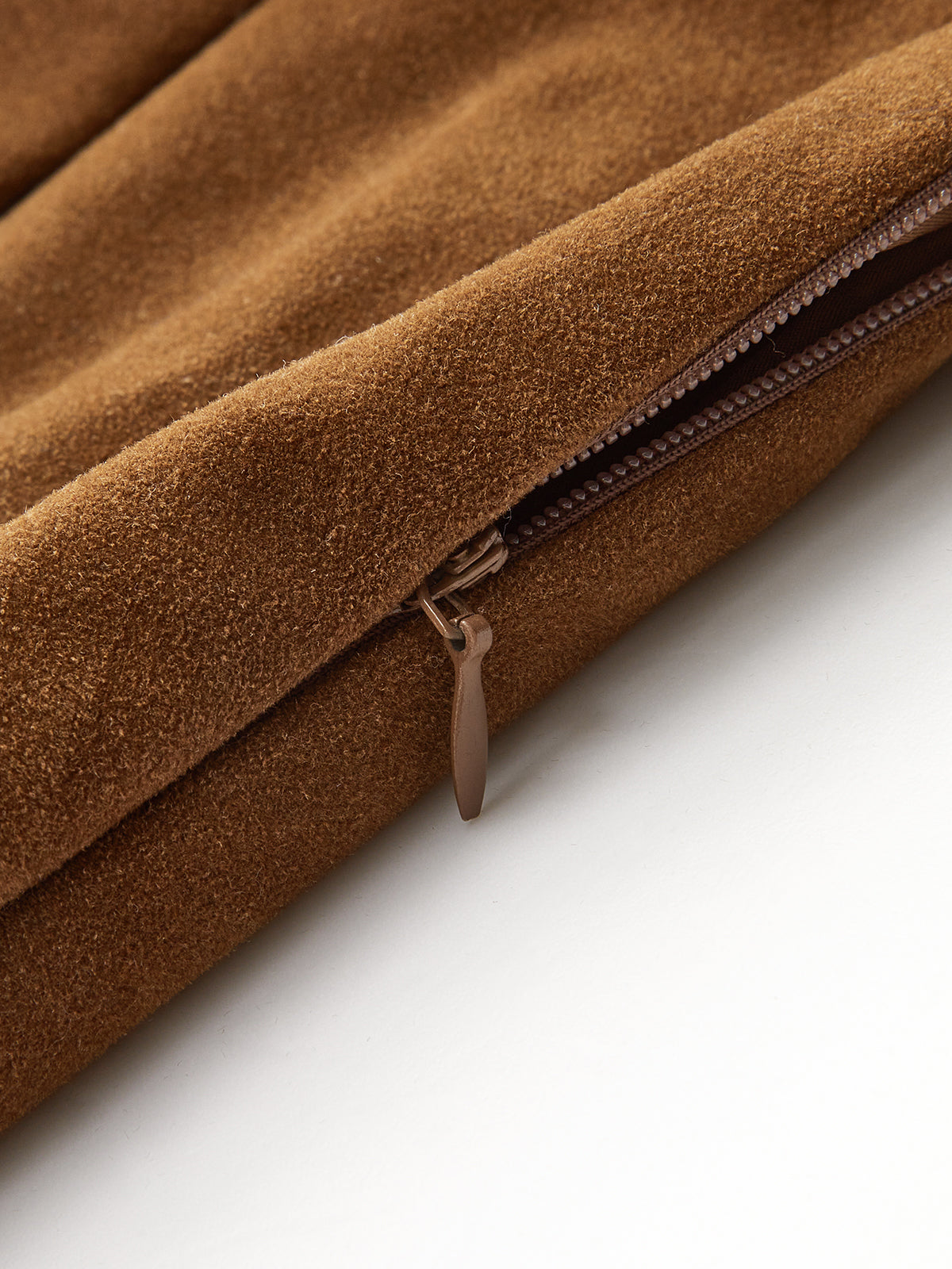 Irregular Metal Detail Suede Effect Mini Skirt-Chicvia