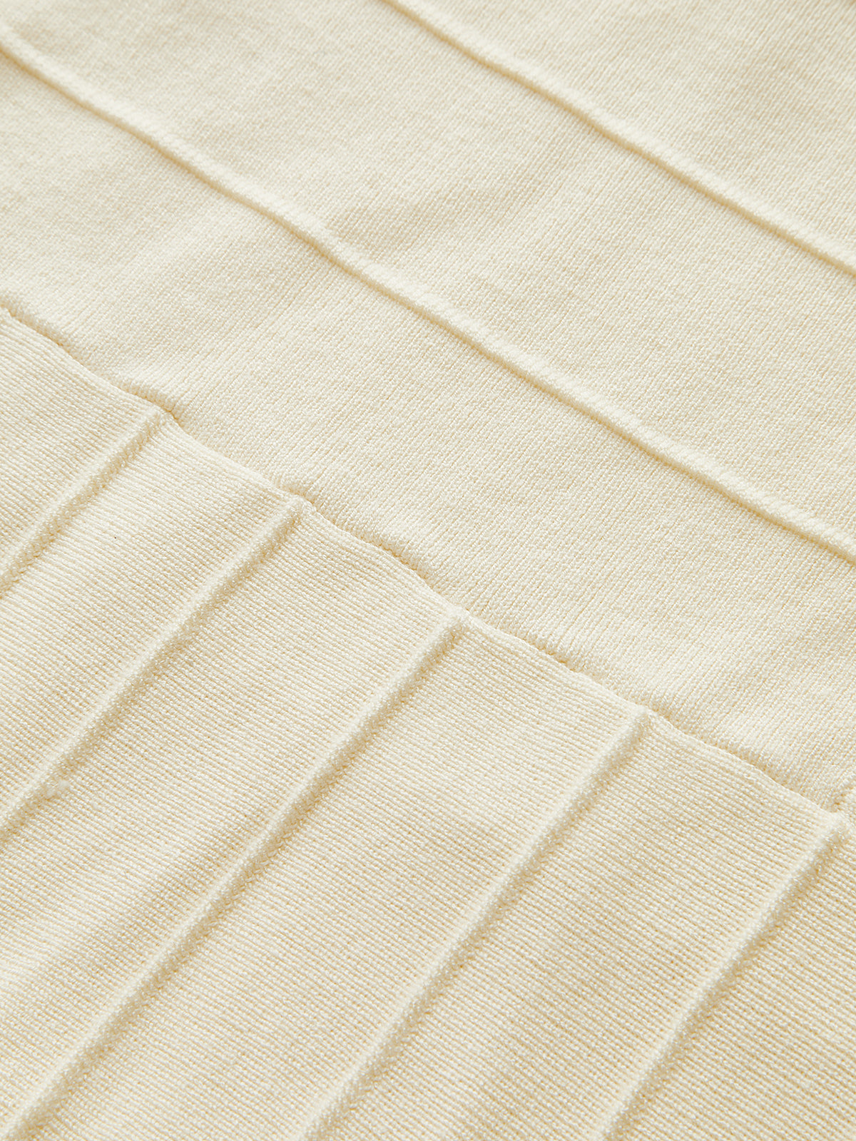 Halter Neck Backless Sweater Dress-Chicvia